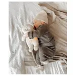 MOONIE 2.0: Επαναφορτιζόμενο βοήθημα ύπνου με ηχογράφηση & αισθητήρα κλάματος – Οργανικό βαμβάκι Polar - Image 4