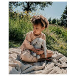 MOONIE 2.0: Επαναφορτιζόμενο βοήθημα ύπνου με ηχογράφηση & αισθητήρα κλάματος – Οργανικό βαμβάκι Gray Bunny - Image 4