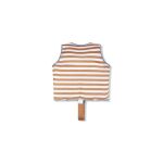 Σωσίβιο γιλέκο κολύμβησης με ιμάντα ασφαλείας για παιδιά 2-3 ετών "Brown White Striped" - Image 3