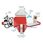 TRUNKI - Teebee κουτί παιχνιδιών με δίσκο - Κόκκινο - Image 12