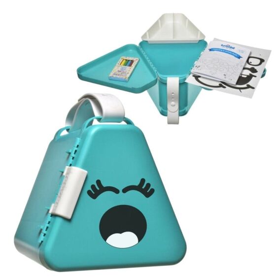 TRUNKI - Teebee κουτί παιχνιδιών με δίσκο - Τυρκουάζ