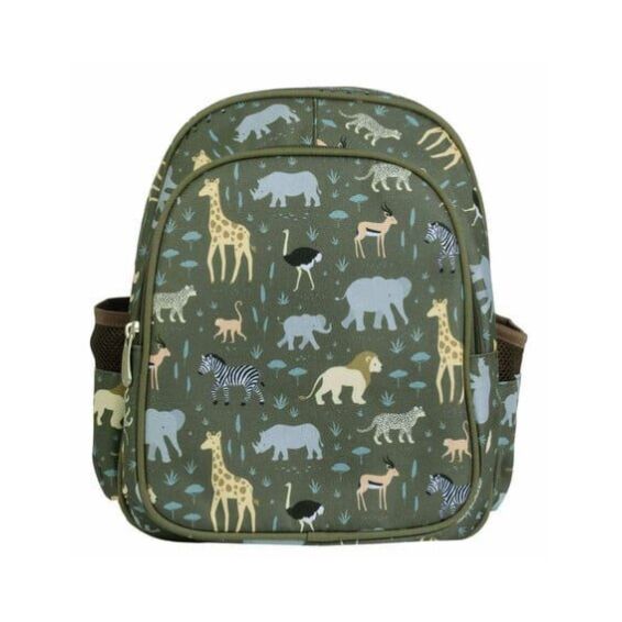 A little lovely company: Τσάντα πλάτης νηπιαγωγείου με ισοθερμική θήκη - Savanna