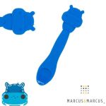 MARCUS & MARCUS - Βρεφικό κουτάλι σιλικόνης Ιπποπόταμος - Image 2
