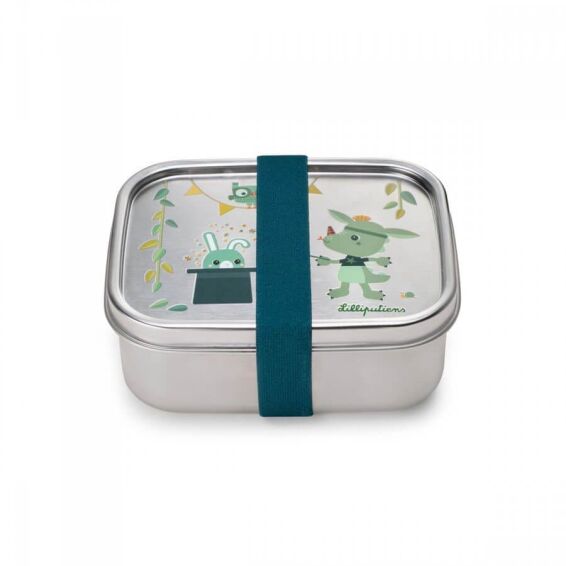 LILLIPUTIENS - Ανοξείδωτο Φαγητοδοχείο με Ελαστικό Ιμάντα Magic Joe