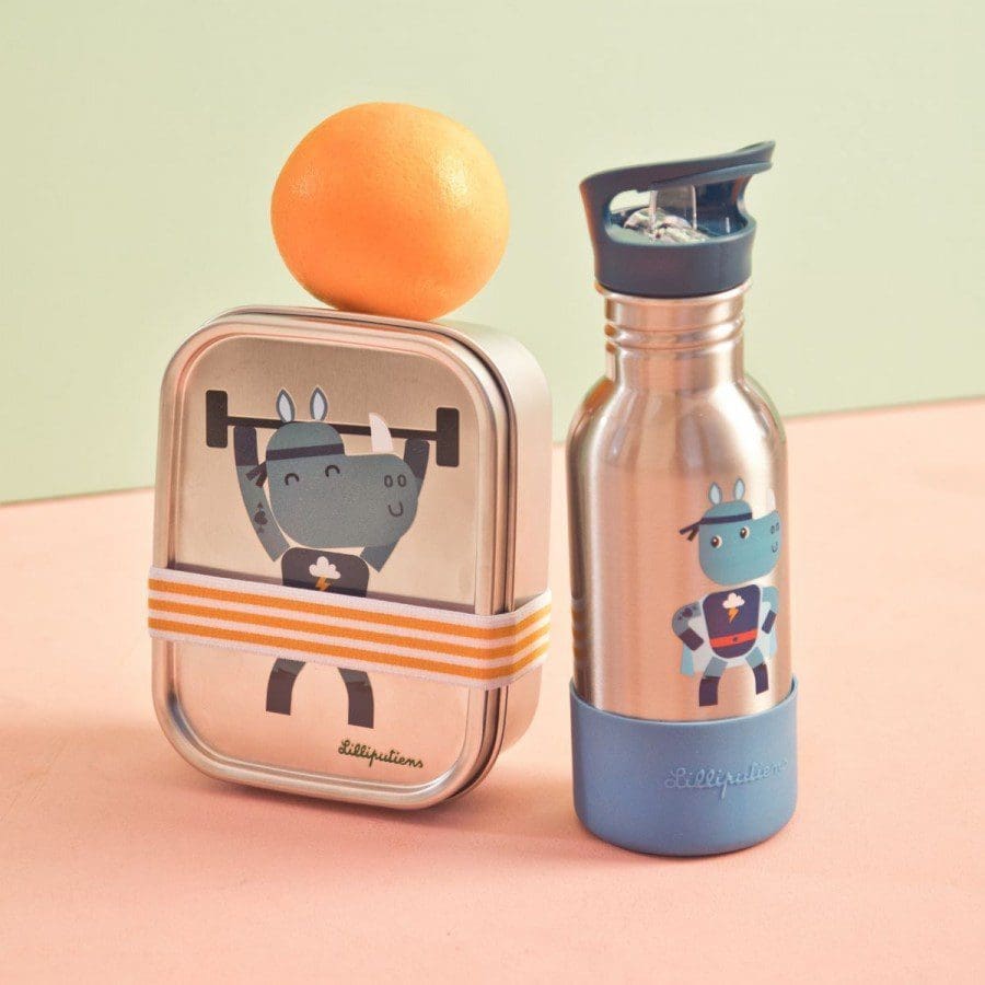 LILLIPUTIENS - Ανοξείδωτο Φαγητοδοχείο με Ελαστικό Ιμάντα Super Marius - Image 5