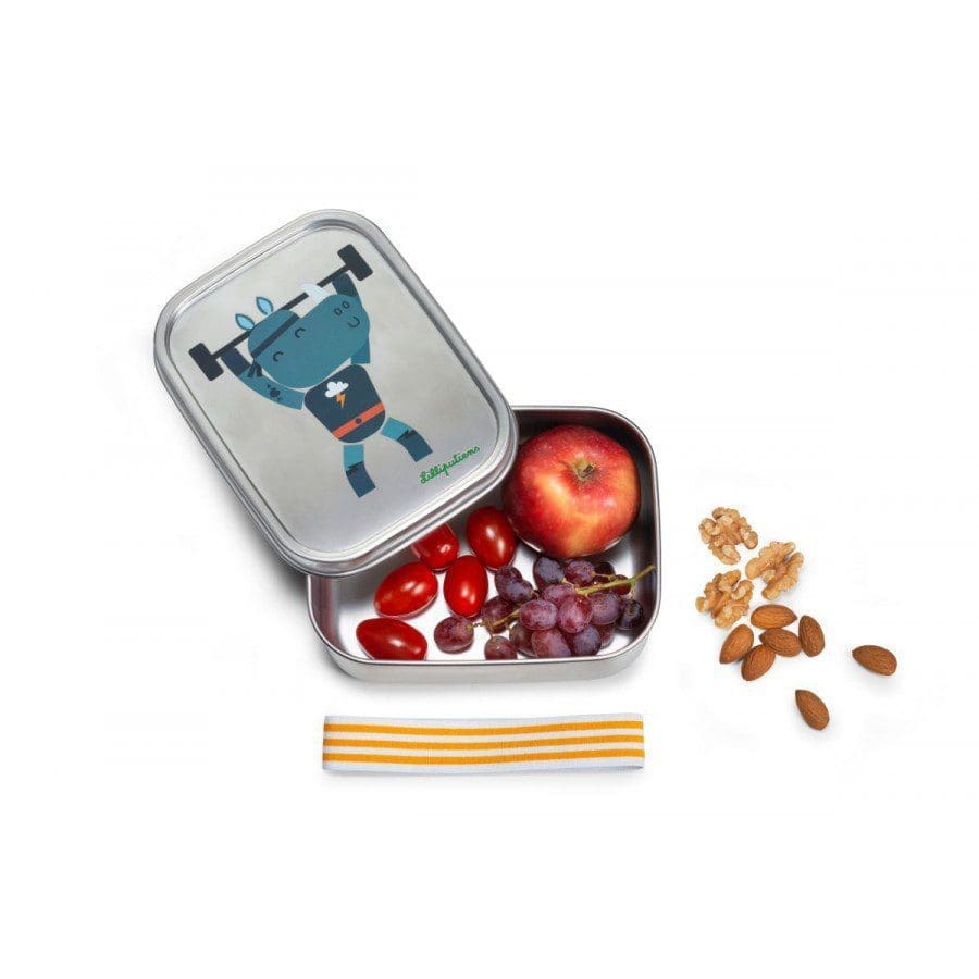 LILLIPUTIENS - Ανοξείδωτο Φαγητοδοχείο με Ελαστικό Ιμάντα Super Marius - Image 4