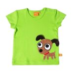 Μπλουζάκι Κοντομάνικο Σκυλάκι Πράσινο