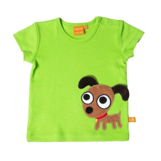 Μπλουζάκι Κοντομάνικο Σκυλάκι Πράσινο