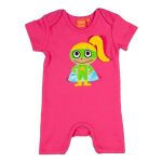 Φορμάκι Κοντομάνικο Super Hero Ρόζ