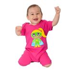 Φορμάκι Κοντομάνικο Super Hero Ρόζ - Image 2