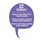 AVENIR - Παιχνίδι 3 σε 1 Κηρομπογιές (12χρώματα) Πικνίκ - Image 4