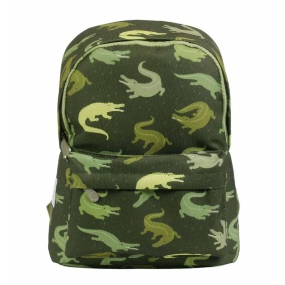 A LITTLE LOVELY COMPANY - Τσάντα πλάτης παιδικού σταθμού Crocodiles