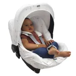 Dooky Ηλιοπροστασία με UPF50+ για κάθισμα αυτοκινήτου 0+ Dandelion - Image 2