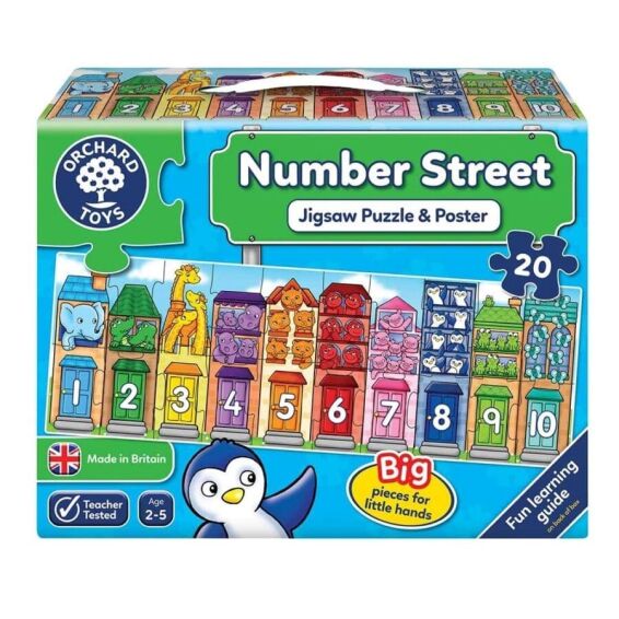 ORCHARD TOYS - Number Street Jigsaw Puzzle