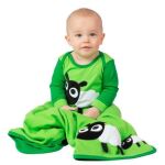 Οργανική Πυτζάμα Μακρυμάνικο Πράσινο Πρόβατο 86/92 εκ. - Image 2