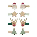 Mimi & Lula Χριστουγεννιάτικα Μίνι Κλιπ Santa & Rudolf - Image 3