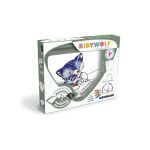 KIDYWOLF: Tablet ζωγραφικής με φως, 2 όψεων με οθόνη LΕD & μαυροπίνακα - Image 2