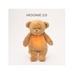 MOONIE 2.0: Επαναφορτιζόμενο βοήθημα ύπνου με ηχογράφηση & αισθητήρα κλάματος – Οργανικό βαμβάκι Cappuccino - Image 6