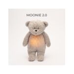 MOONIE 2.0: Επαναφορτιζόμενο βοήθημα ύπνου με ηχογράφηση & αισθητήρα κλάματος – Οργανικό βαμβάκι Gray - Image 8