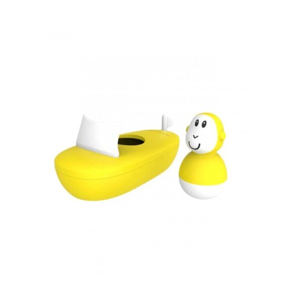 MATCHSTICK MONKEY - Παιχνίδι για το Μπάνιο - Καράβι με Φιγούρα Κίτρινο