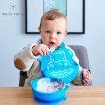 MARCUS & MARCUS - Μπώλ Σιλικόνης με Βεντούζα και Καπάκι Ιπποπόταμος - Image 3