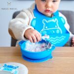 MARCUS & MARCUS - Μπώλ Σιλικόνης με Βεντούζα και Καπάκι Ιπποπόταμος - Image 6