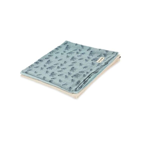 Trixie - 3 σχέδια enchanting elephant από Μουσελίνα Γκρι 55x55εκ.