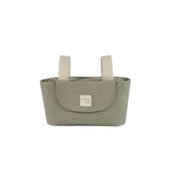 WALKING MUM: Οργανωτής Καροτσιού Poppy Olive Πουά