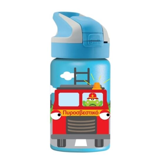 LAKEN - Θερμός με Πώμα Summit Οχήματα Γαλάζιο 350ml