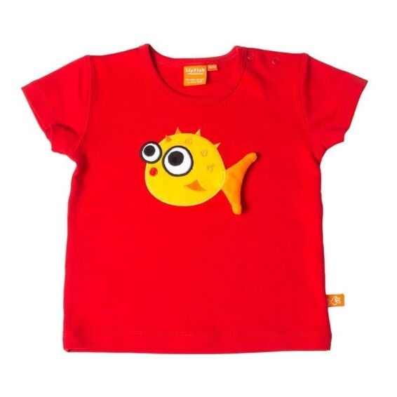 Μπλουζάκι Κοντομάνικο Ψαράκι Κόκκινο