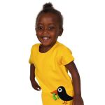 Μπλουζάκι Κοντομάνικο Πουλάκι Κίτρινο - Image 2