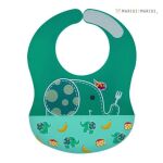 MARCUS&MARCUS -  Σαλιάρα Σιλικόνης με Βέλκρο Ελέφαντας