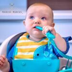 MARCUS&MARCUS -  Σαλιάρες Σιλικόνης Αδιάβροχες Βόλτας με Θήκη Ελέφαντας - Image 4