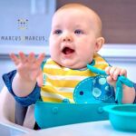 MARCUS&MARCUS -  Σαλιάρες Σιλικόνης Αδιάβροχες Βόλτας με Θήκη Ελέφαντας - Image 2