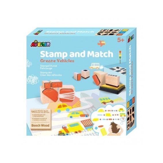 AVENIR - Stamp and match -Create Vehicles