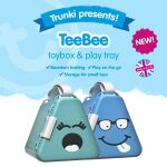 TRUNKI - Teebee κουτί παιχνιδιών με δίσκο - Μπλε - Image 2
