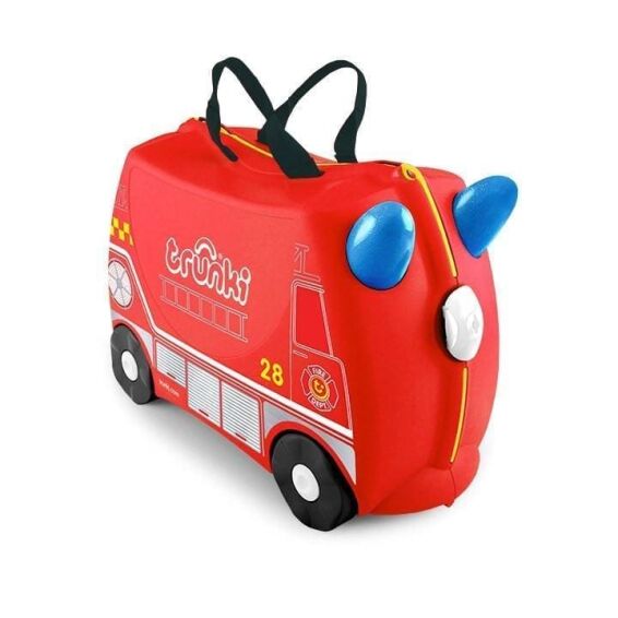 TRUNKI - Frank the Fire Engine Παιδική Βαλίτσα Ταξιδιού