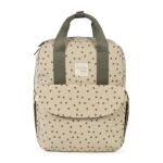 WALKING MUM : Τσάντα Αλλαξιέρα Backpack Poppy Olive Hearts