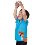 Μπλουζάκι Κοντομάνικο Αλεπού Γαλάζιο - Image 2