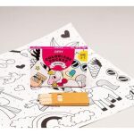 OMY - Μίνι Αφίσα Γίγας για Ζωγραφική με Ξυλομπογίες Μονόκεροι - Image 3