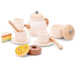 NEW CLASSIC TOYS - Ξύλινο σετ τσαγιού