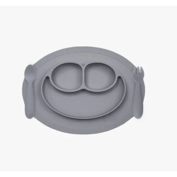 EZPZ - Πλήρες εκπαιδευτικό σετ φαγητού για 12+ μηνών - Pewter