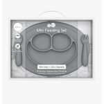 EZPZ - Πλήρες εκπαιδευτικό σετ φαγητού για 12+ μηνών - Pewter - Image 4