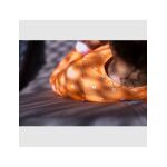 Swim Essentials Ολόσωμο μαγιό με μακριά μανίκια "Orange Hearts" - Image 2