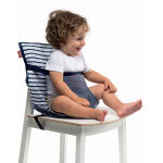 Baby to love - Φορητό Καθισματάκι Φαγητού (6+ Μηνών) Pocket Chair Μπλε Ριγέ