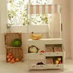 LITTLE DUTCH. Ξύλινος πάγκος αγοράς FSC - Image 3