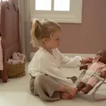 LITTLE DUTCH. Μεταλλικό ριλάξ για κούκλες - Image 3