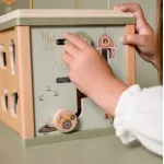 LITTLE DUTCH. Ξύλινος κύβος δραστηριοτήτων με προγραφή Little Farm FSC - Image 3